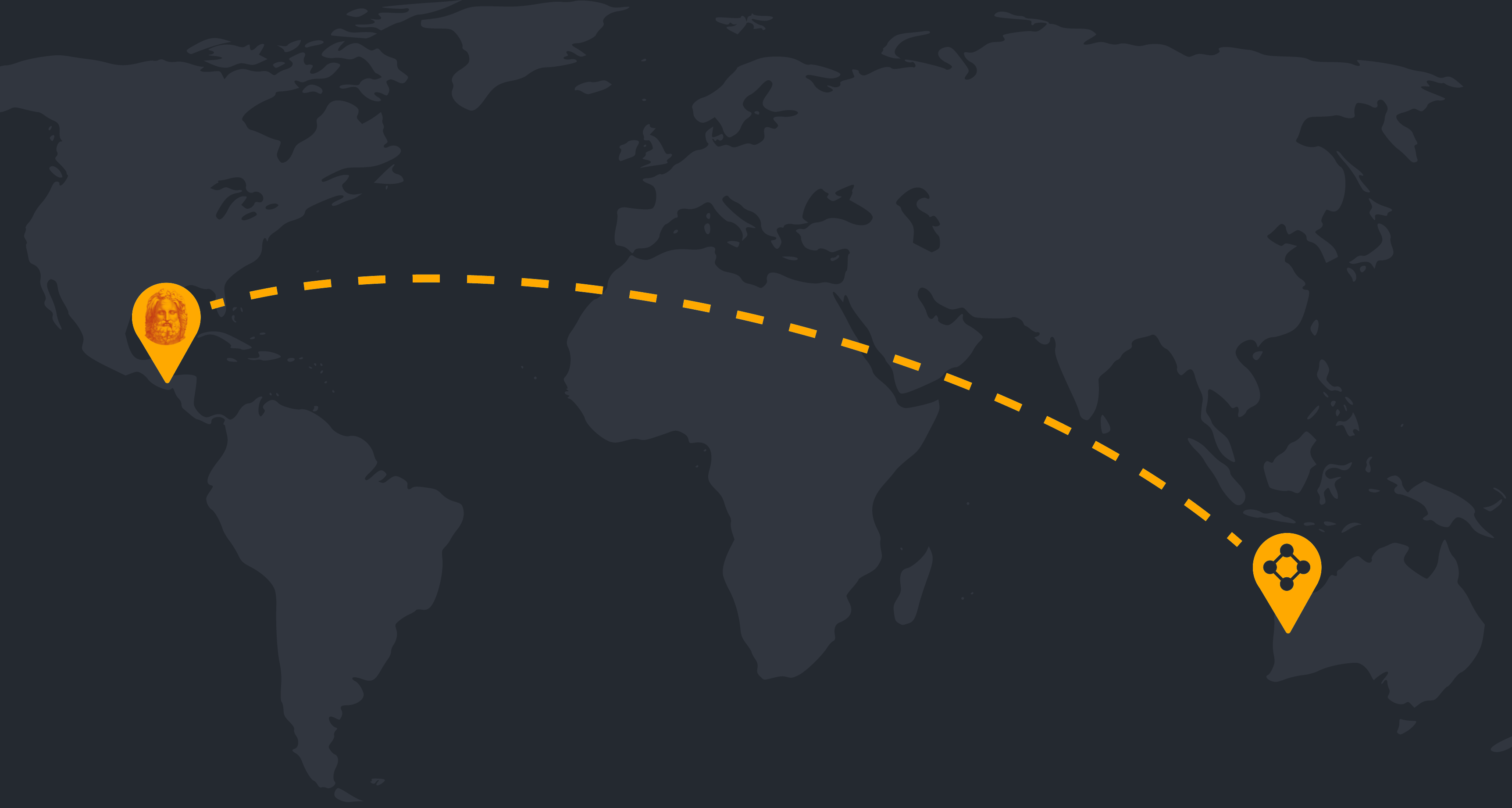 Zeus connects remotely